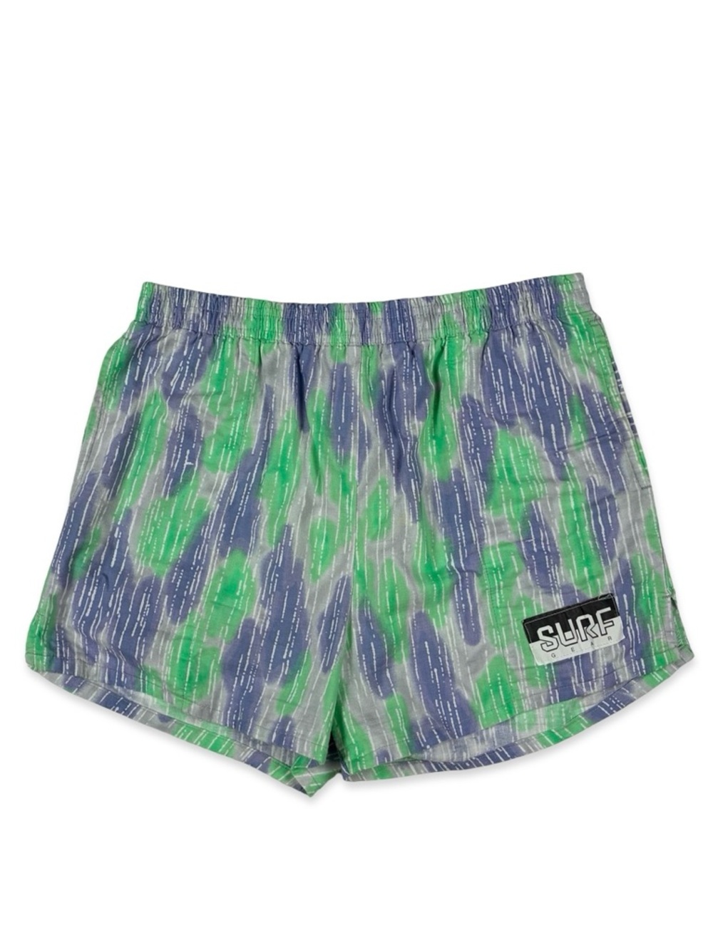 Surf Gear Vintage 90's Colorful Pull On Shorts